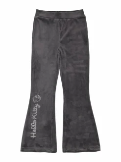 Collegehousut & Leggingsit<Lindex Hello Kitty Flared -samettihousut 8637 DARK GREY