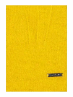 Käsineet<A+more Helvig- villakäsineet kosketusnäyttöllä YELLOW