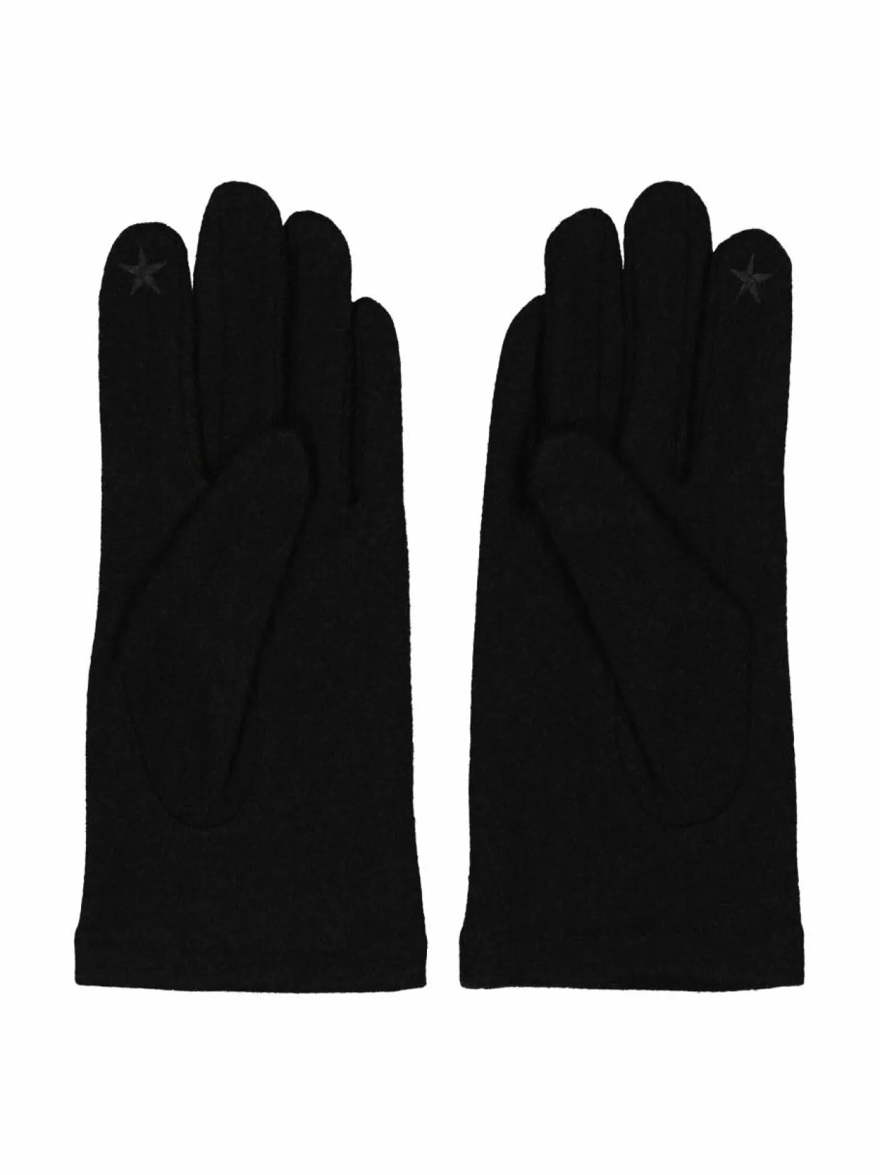 Käsineet<A+more Helvig- villakäsineet kosketusnäyttöllä BLACK