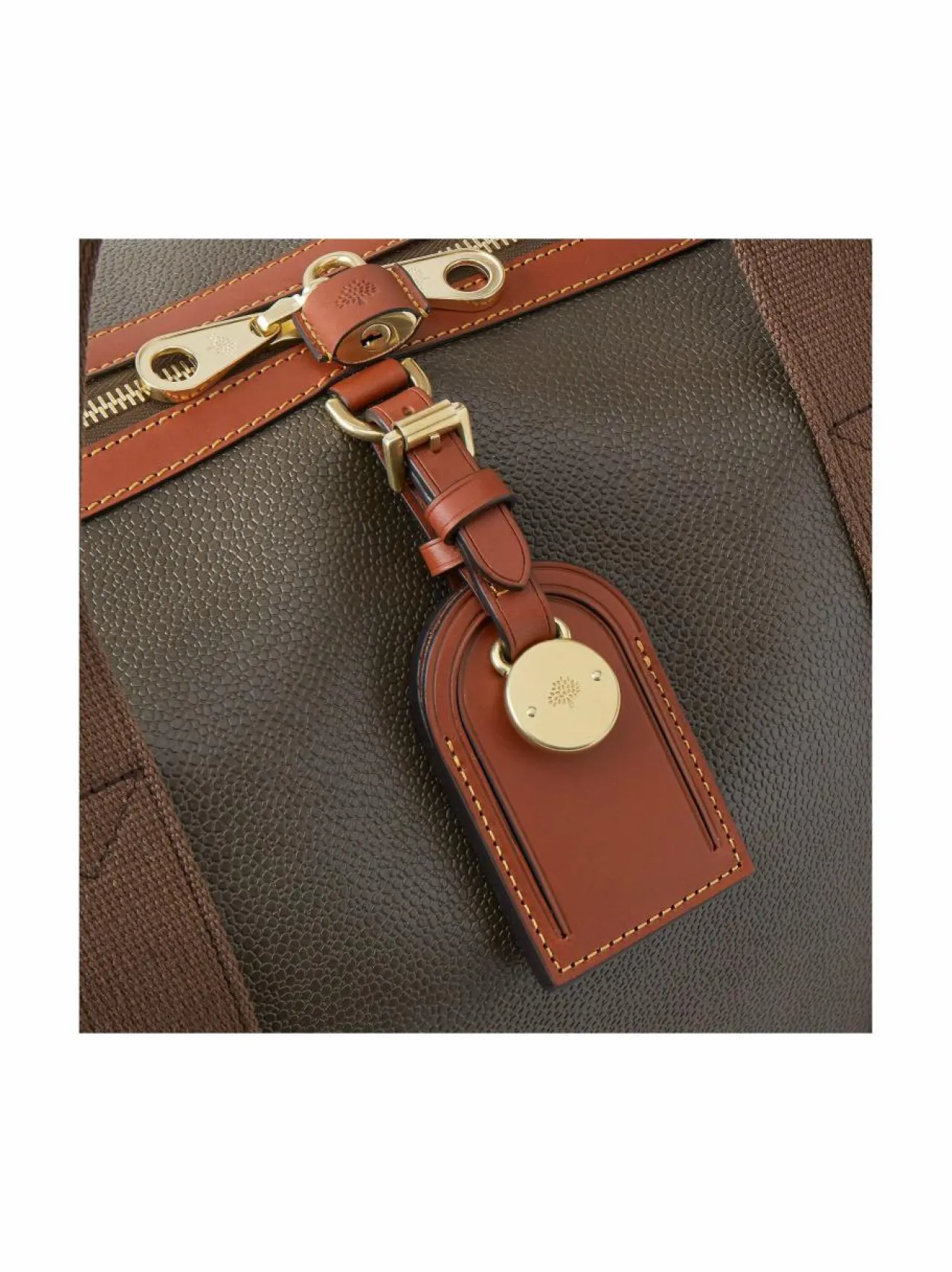 Mulberry Heritage Medium Clipper Eco Scotchgrain -laukku^ Shopperit