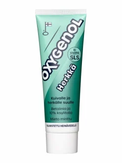 Hammastahnat<OXYGENOL Herkkä -hammastahna 75 ml