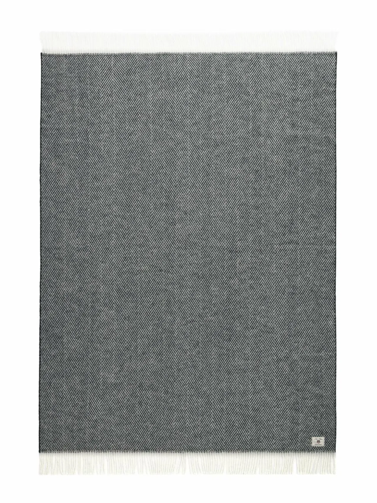 Gant Home Herringbone-villahuopa 130 x 200 cm^ Huovat & Päiväpeitot