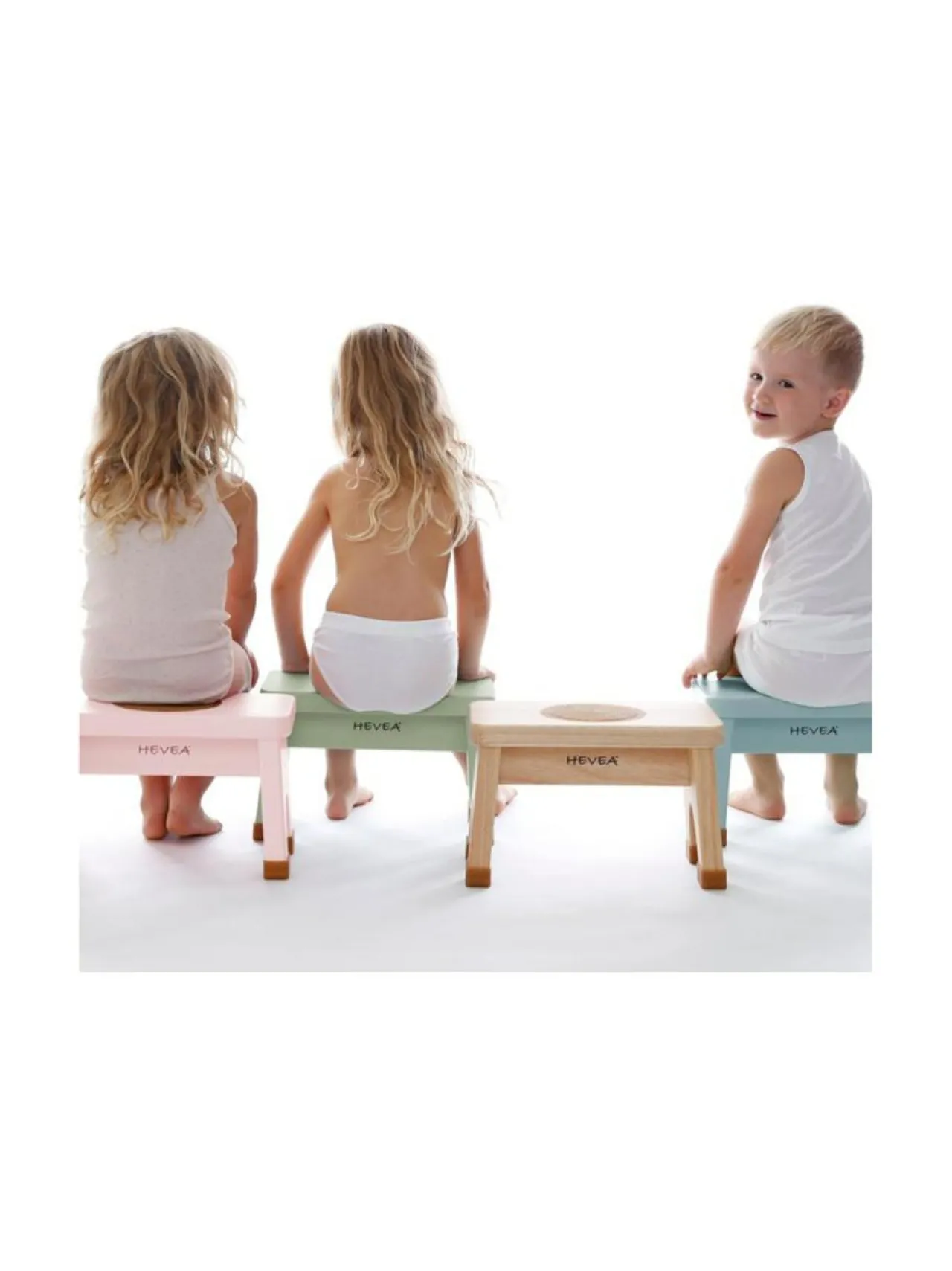 Syöttötuolit<Hevea Rubberwood jakkara