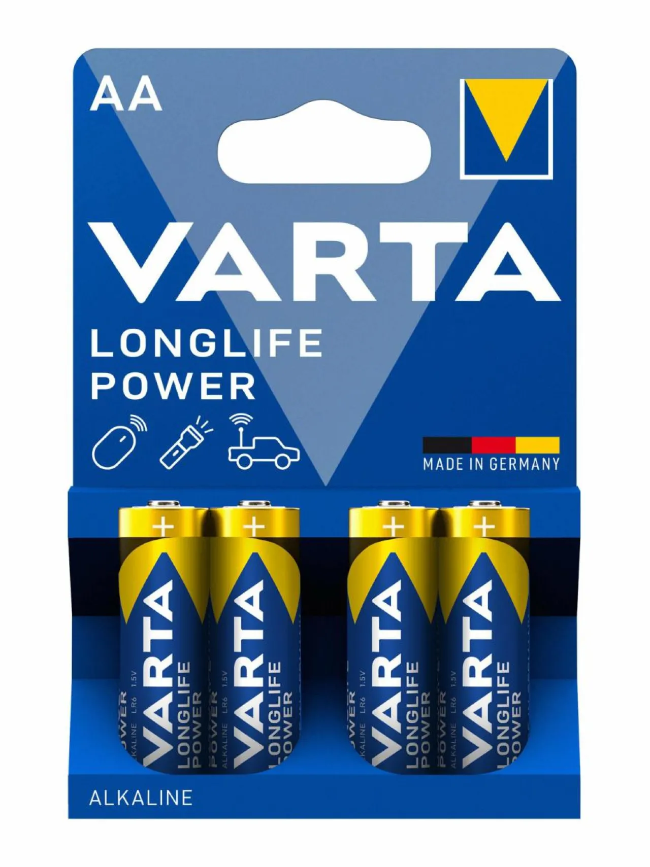 Lamput<Varta High Energy AA 1.5 V -paristo 4 kpl