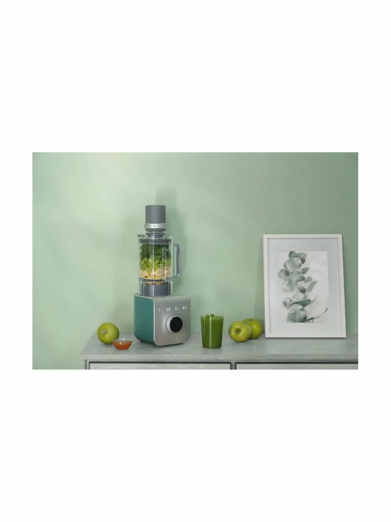 Vatkaimet & Sekoittimet<Smeg High Performance - tehosekoitin tyhjiöpumpulla EMERALD GREEN