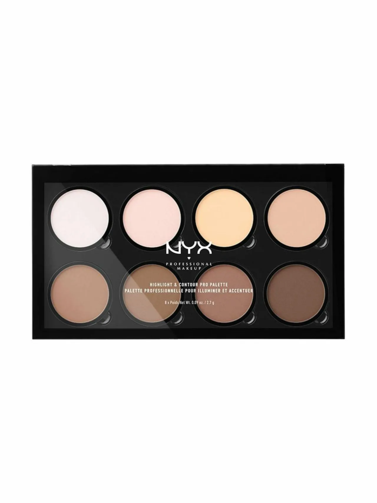 Kasvot<NYX Professional Makeup Highlight & Contour Pro Palette -korostus- ja varjostuspaletti 6,2 g 1