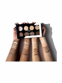 Kasvot<NYX Professional Makeup Highlight & Contour Pro Palette -korostus- ja varjostuspaletti 6,2 g 1