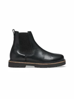 Nilkkurit<BIRKENSTOCK Highwood Chelsea - nahkaiset nilkkurit 1 BLACK