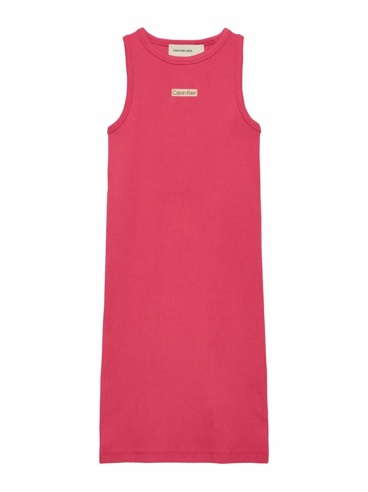 Mekot & Hameet<Calvin Klein Kids Hihaton ribbimekko XIX DEEP CRIMSON FRUIT