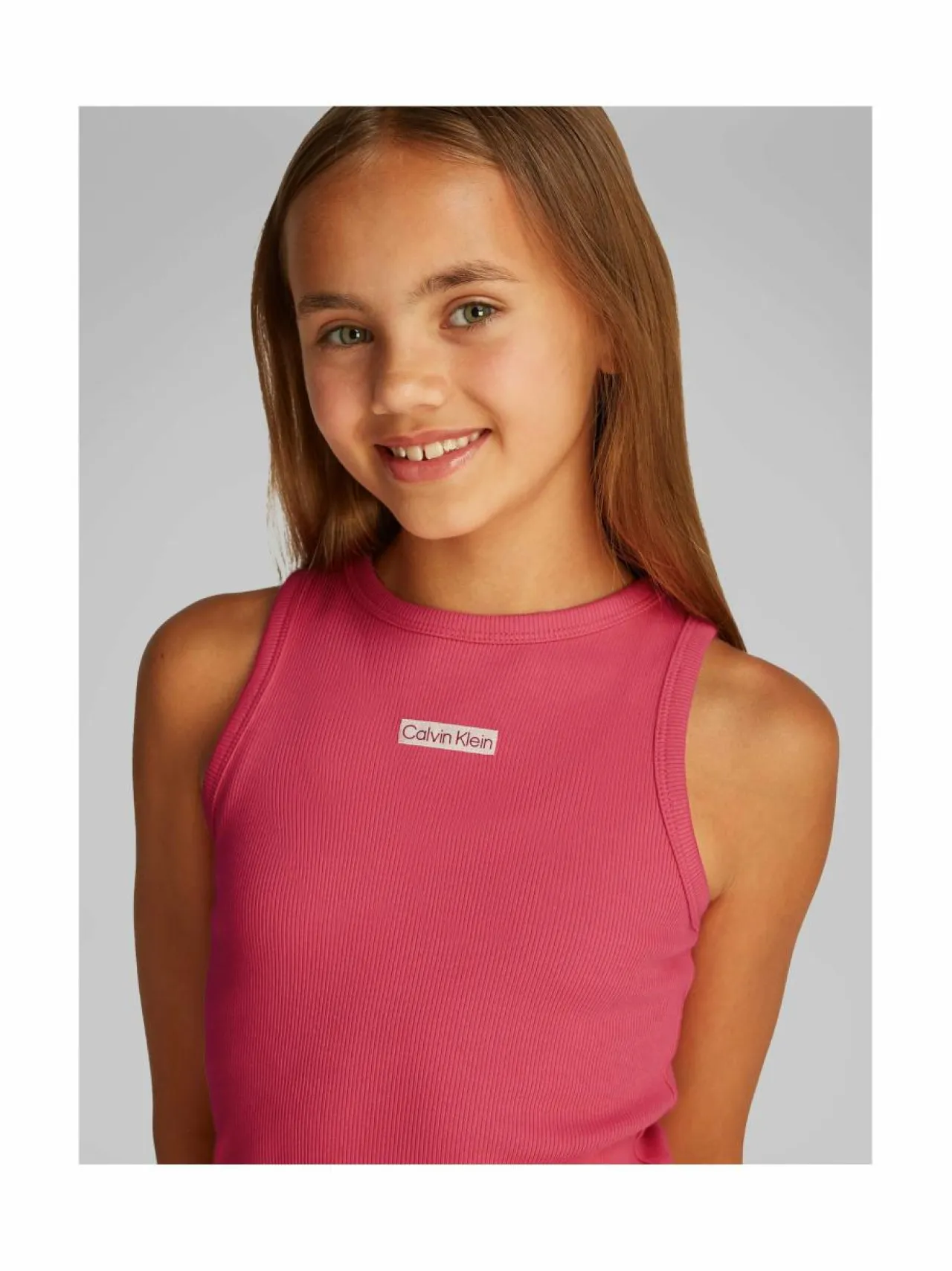 Mekot & Hameet<Calvin Klein Kids Hihaton ribbimekko XIX DEEP CRIMSON FRUIT