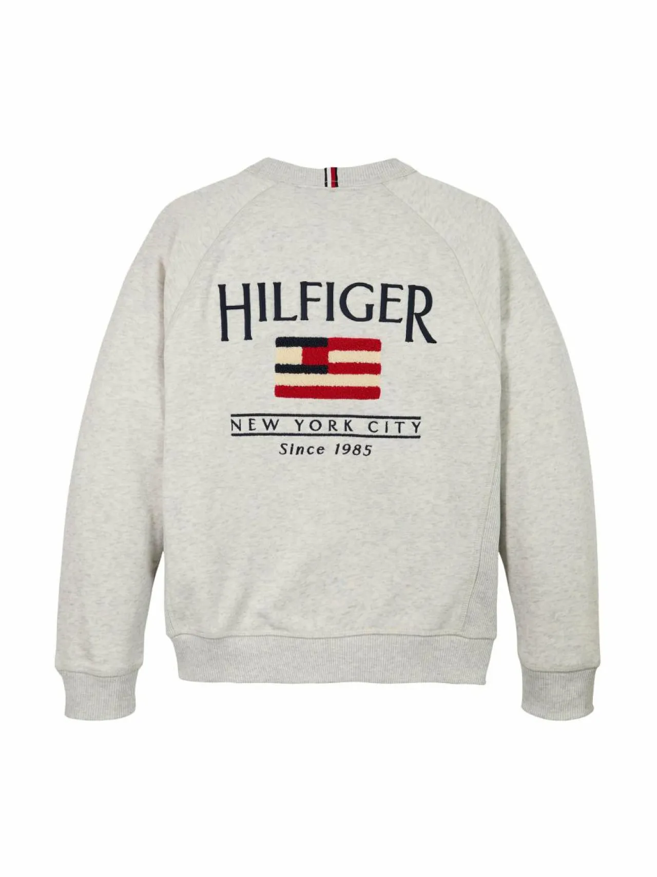 Colleget & Hupparit<Tommy Hilfiger Hilfiger Flag -collegepaita PMT SNOW WHITE HEATHER