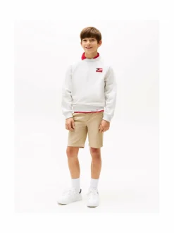 Colleget & Hupparit<Tommy Hilfiger Hilfiger Flag -collegepaita PMT SNOW WHITE HEATHER