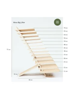 Työpöydät<Hima Furniture Hima Big Lifter seisomatyötaso - Spirited Oak TAMMILAMINAATTI