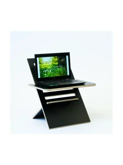 Työpöydät<Hima Furniture Hima Lifter seisomatyötaso - Gloss Black MUSTA