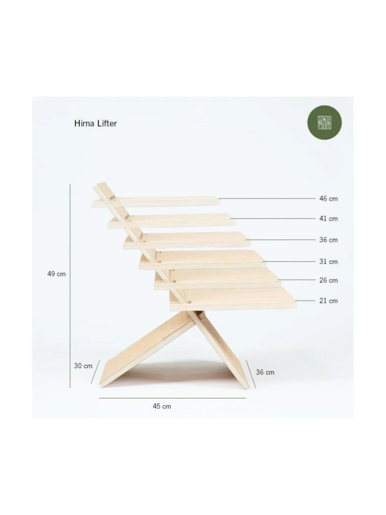 Työpöydät<Hima Furniture Hima Lifter seisomatyötaso - Leon Ash SAARNI