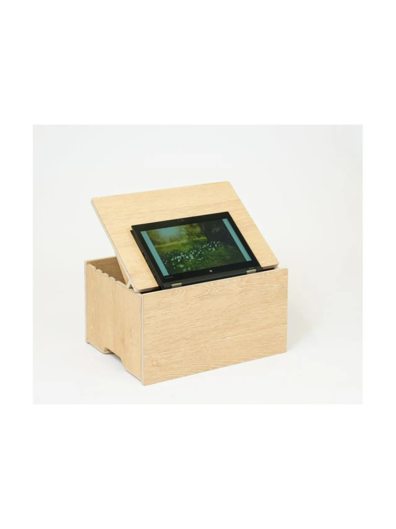 Työpöydät<Hima Furniture Hima Magic Boksi seisomatyöpiste - Spirited Oak TAMMI