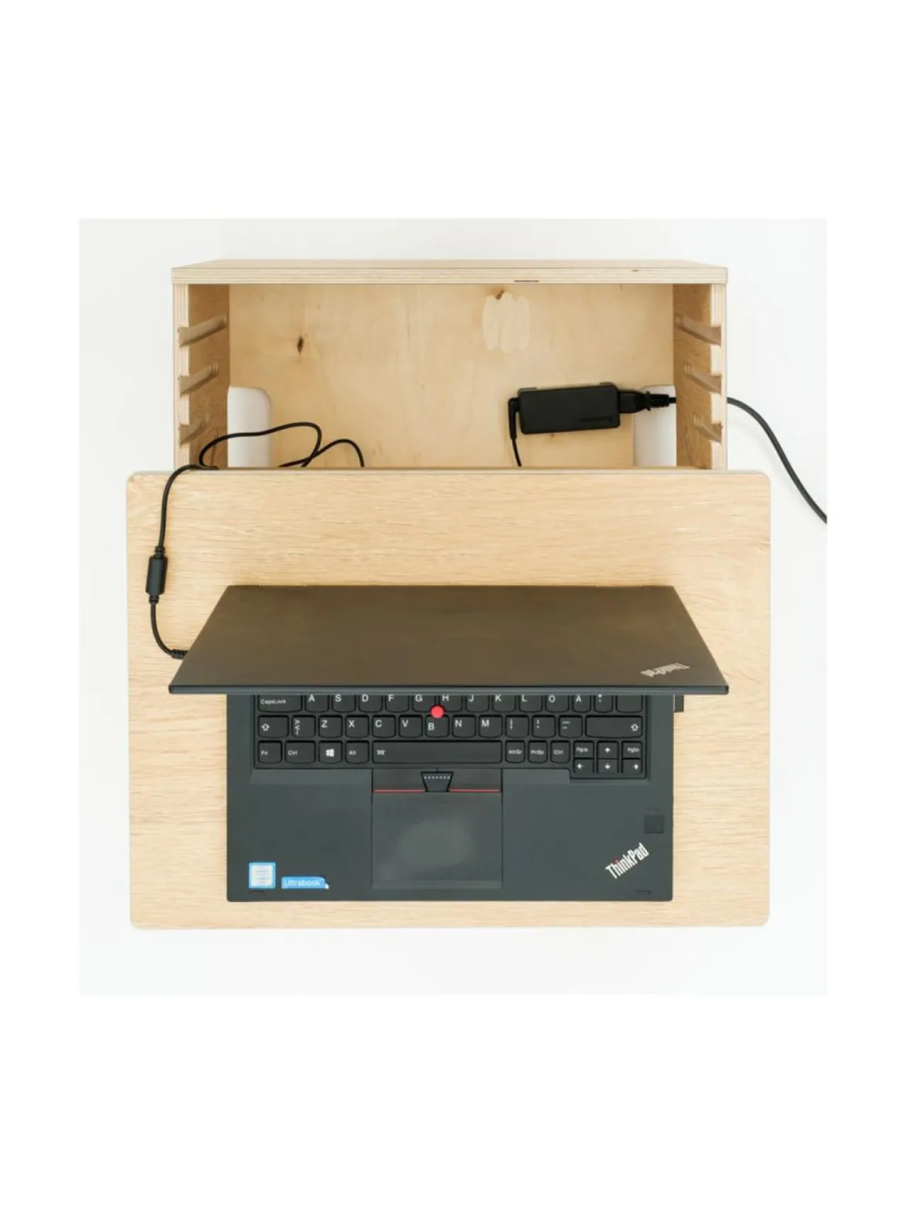 Työpöydät<Hima Furniture Hima Magic Boksi seisomatyöpiste Anti-fingerprint - Anthracite ANTRASIITTI