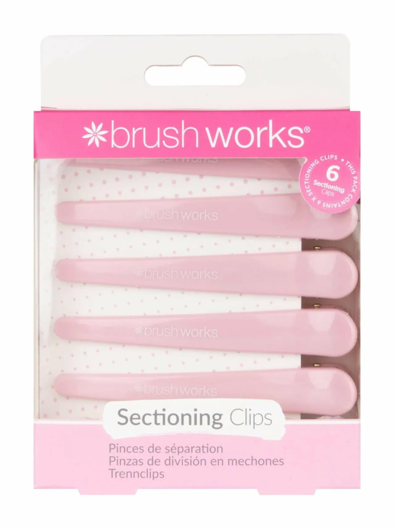 Hiustarvikkeet<Brushworks Hiusklipsit 6 kpl