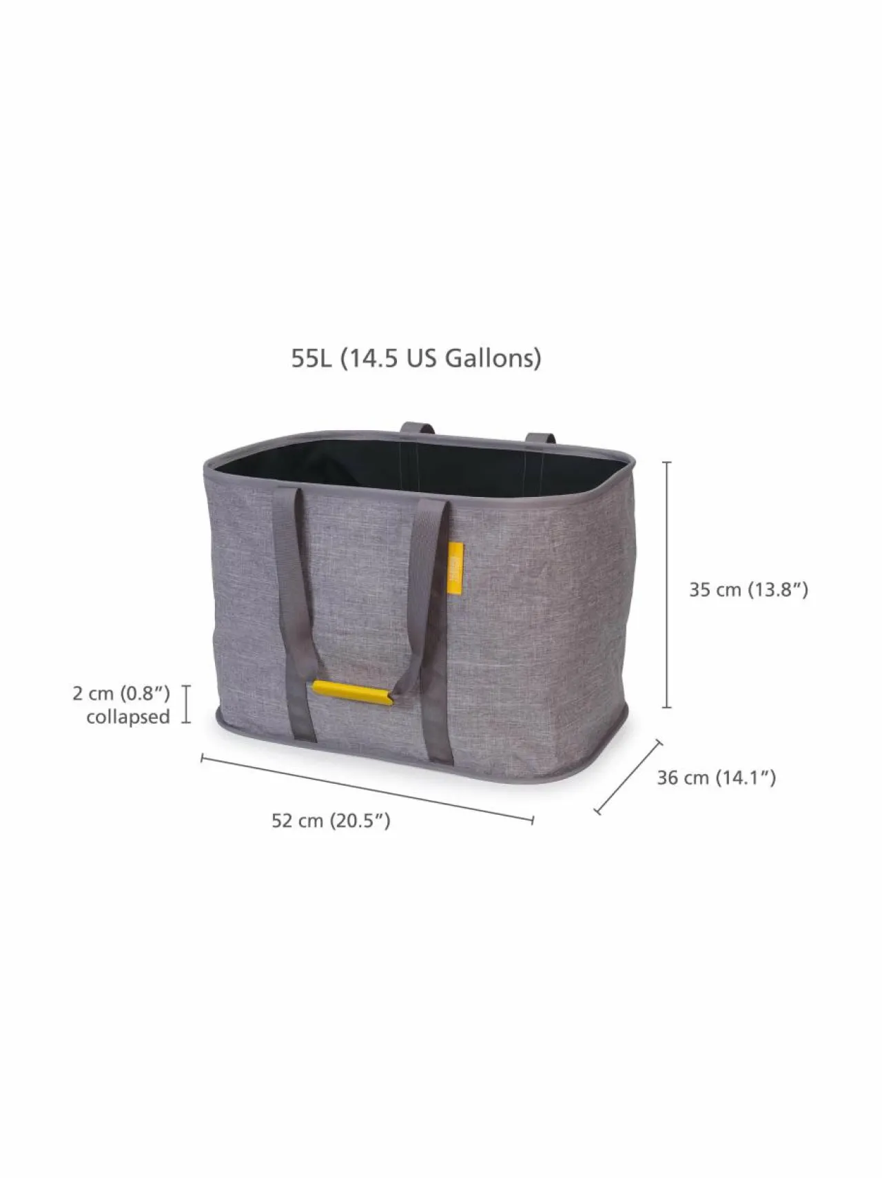 Joseph Joseph Hold-All Max -kokoontaittuva pyykkikori 55 L^ Pyykkihuolto