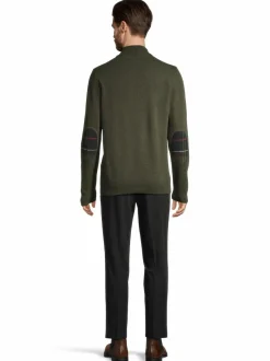 Neuleet<Barbour Holden Half Zip -neulepusero OL91 OLIVE MARL