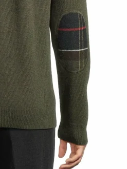 Neuleet<Barbour Holden Half Zip -neulepusero OL91 OLIVE MARL
