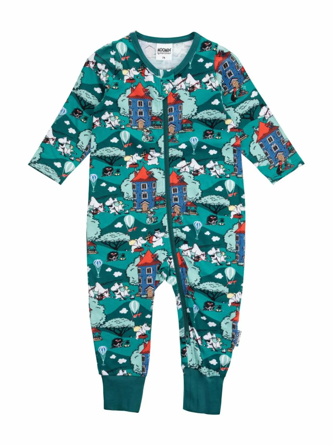 Yöasut & Kylpytakit<Muumi Home Yard -pyjama TEAL