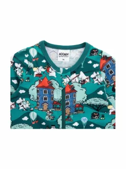 Yöasut & Kylpytakit<Muumi Home Yard -pyjama TEAL