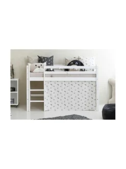 Hoppekids ECO Dream puolikorkea sänky 70 x 160 cm, Valkoinen^ Lasten Kalusteet