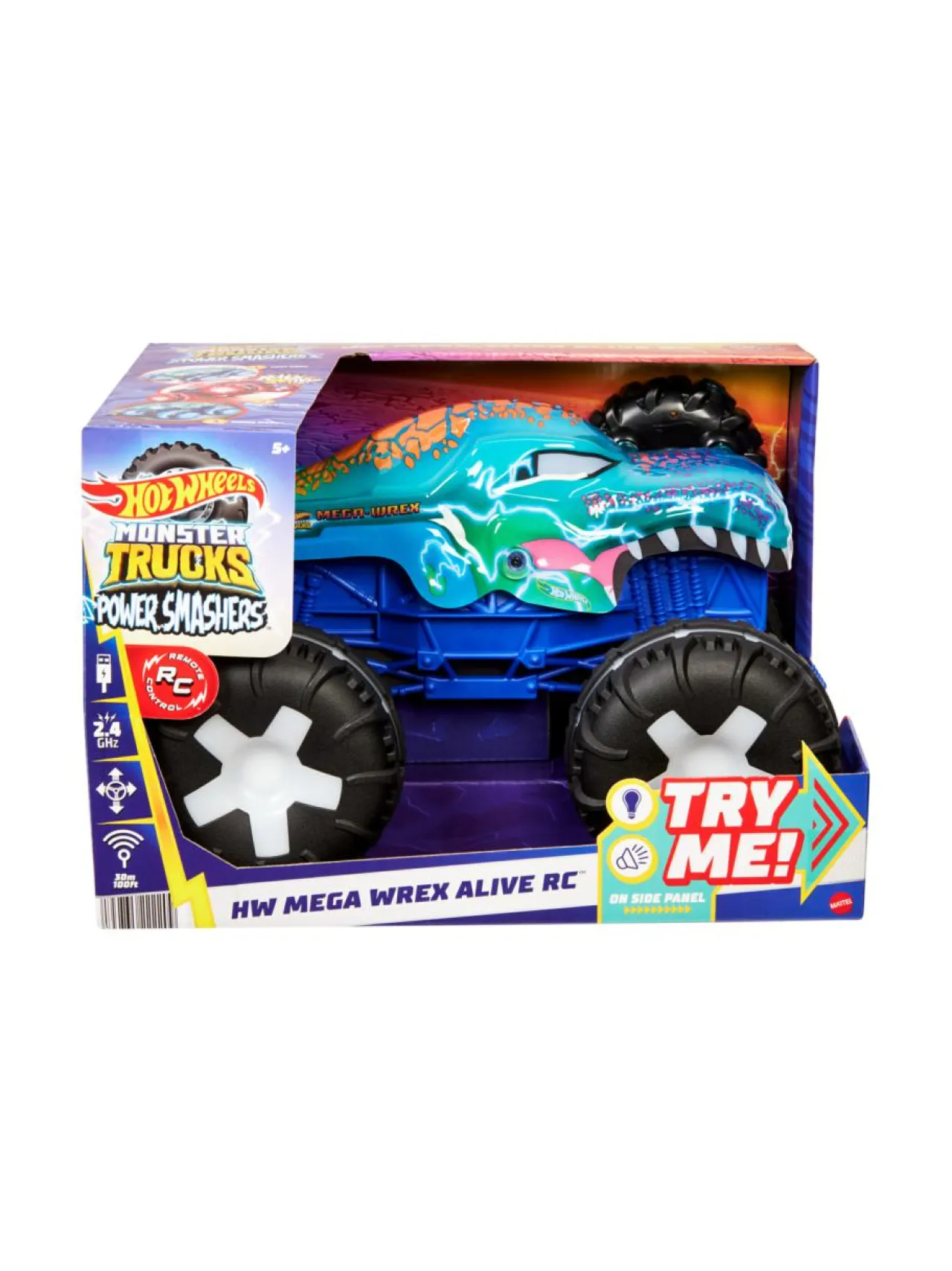 Autot Ja Muut Ajoneuvot<HOT WHEELS Monster Truck -kaukosäädin Mega-Wrex