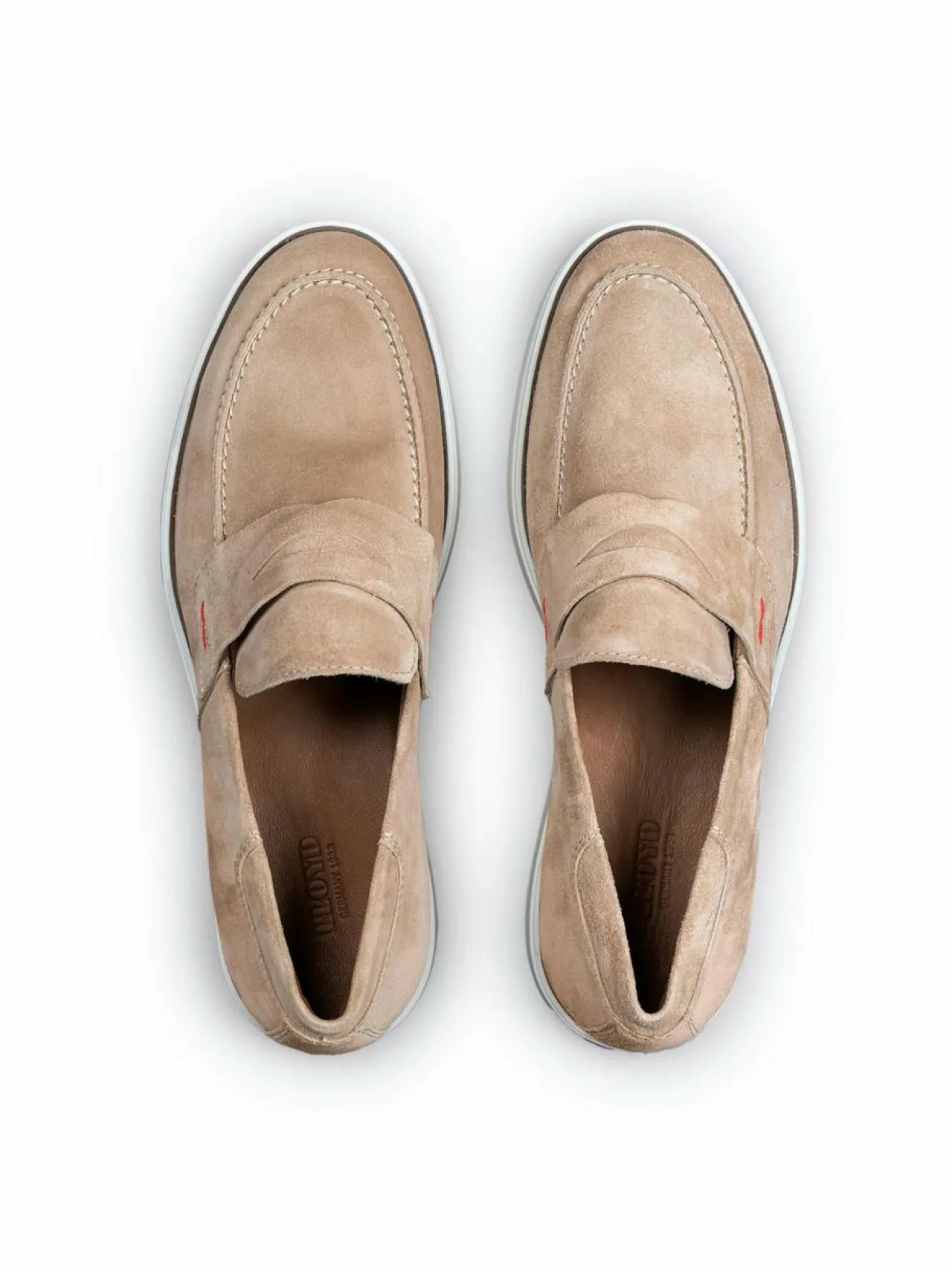 Kävelykengät & Loaferit<Lloyd Houston Sue -mokkanahkaloaferit 22 SAND