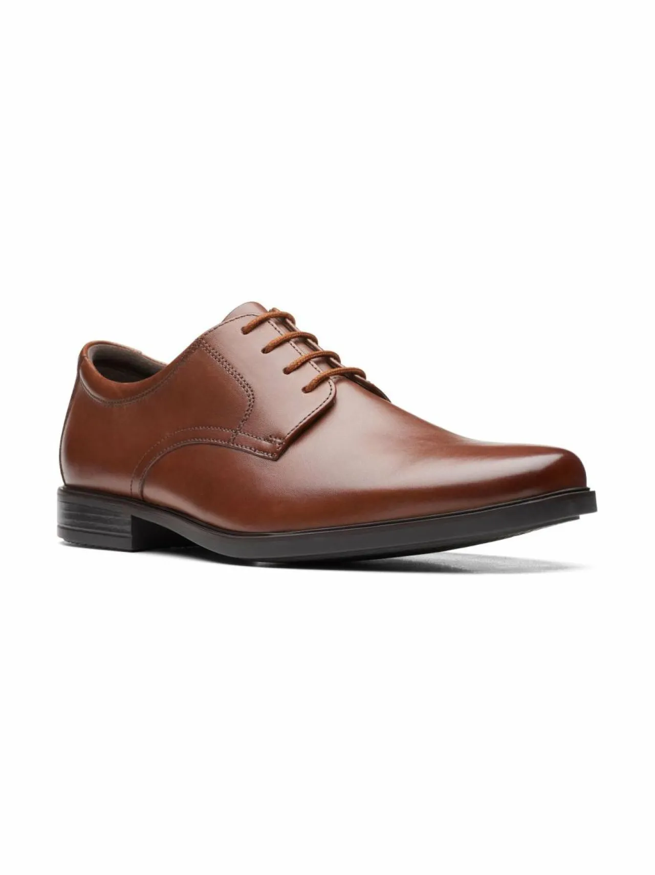 Kävelykengät & Loaferit<Clarks Howard Walk -nahkakengät DARK TAN LEA