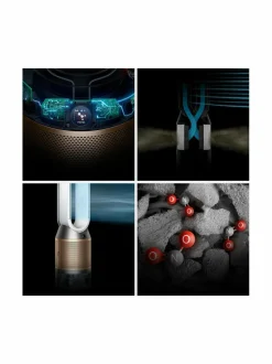 Sisäilma<Dyson Humidify+Cool PH05 -ilmanpuhdistin/ilmankostutin NICKEL/GOLD