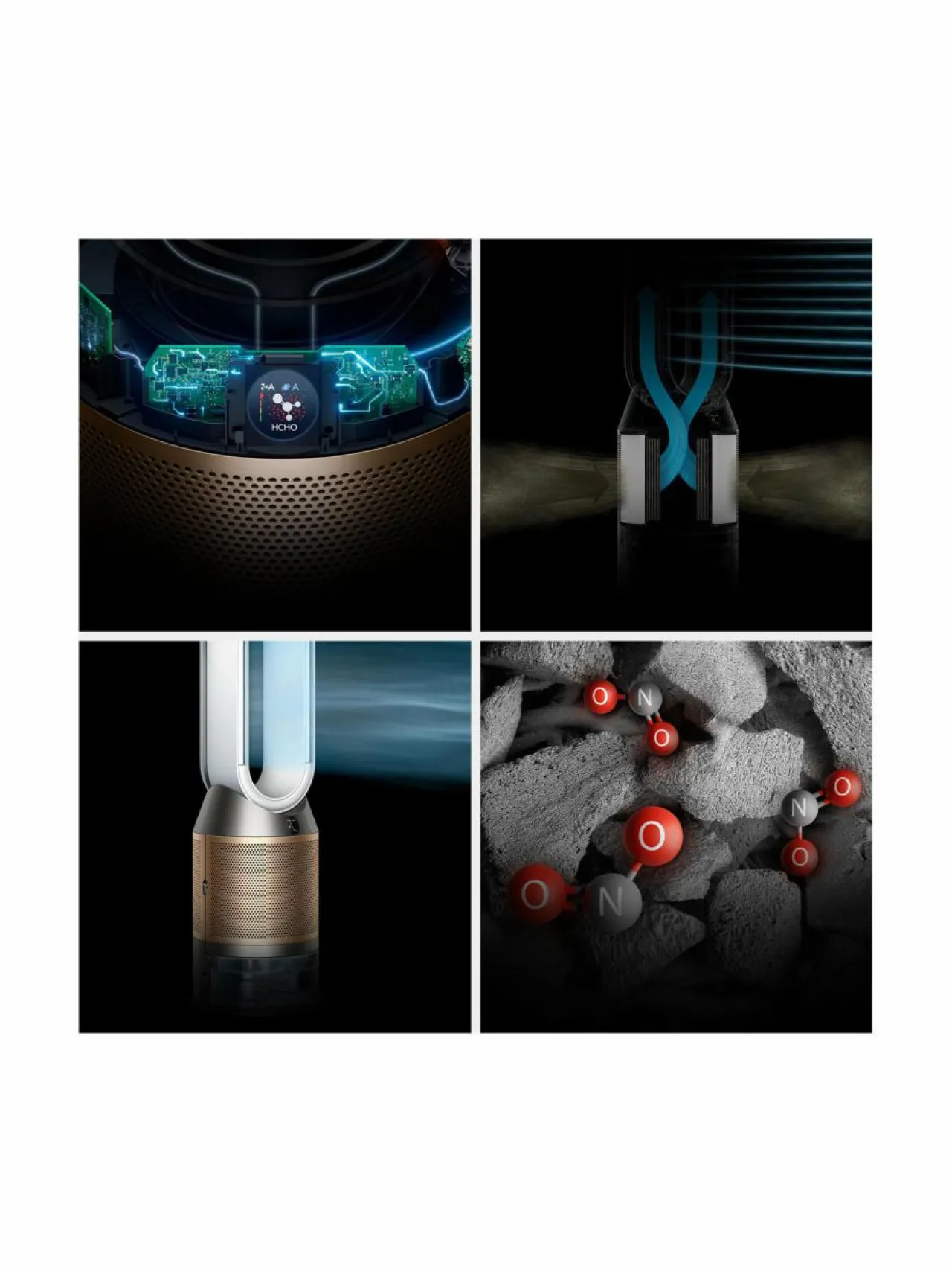 Sisäilma<Dyson Humidify+Cool PH05 -ilmanpuhdistin/ilmankostutin NICKEL/GOLD
