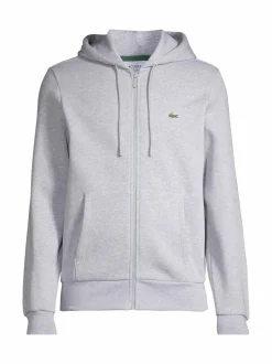 Paidat<Lacoste Hupullinen collegetakki SILVER CHINE