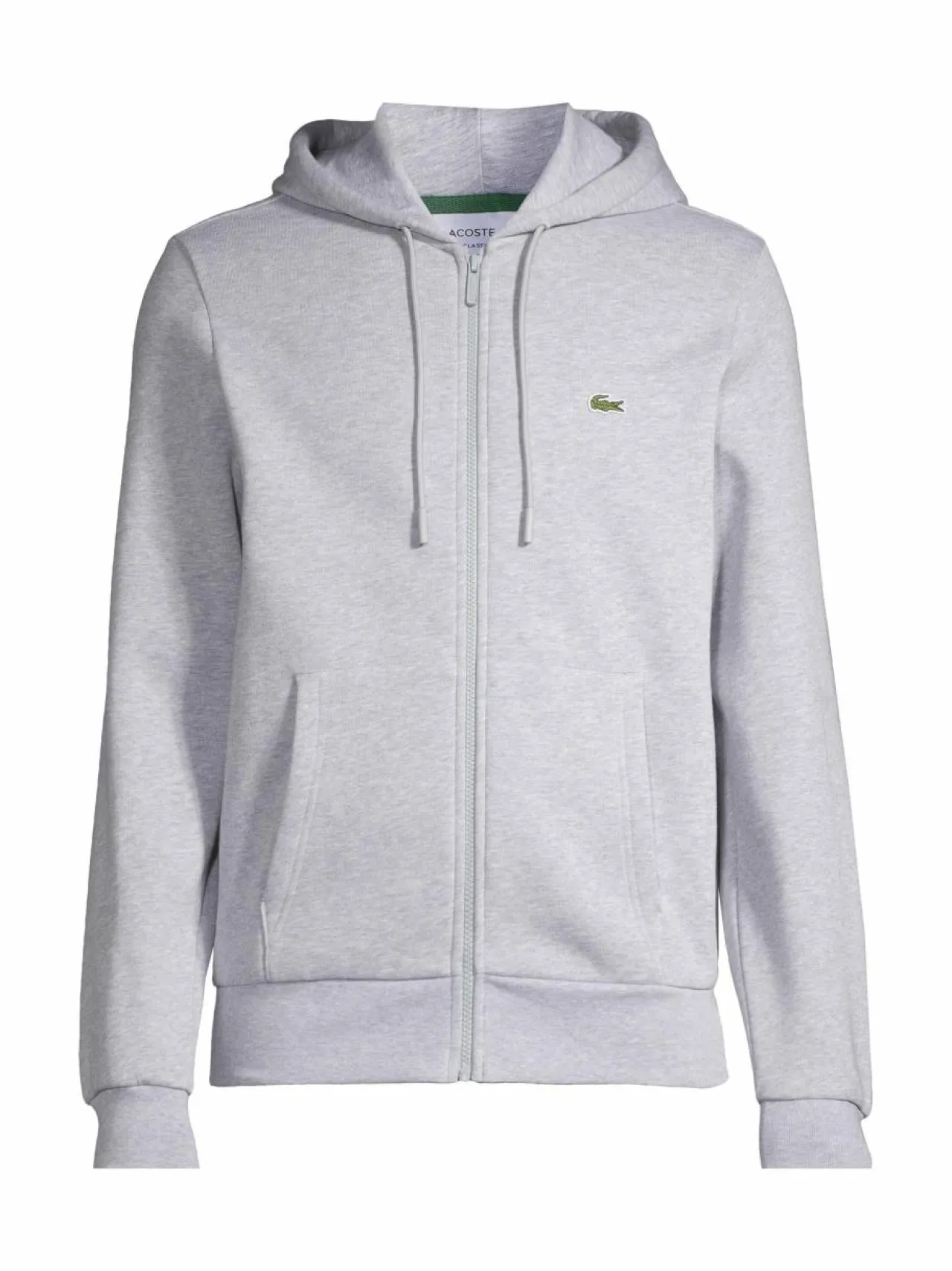 Paidat<Lacoste Hupullinen collegetakki SILVER CHINE