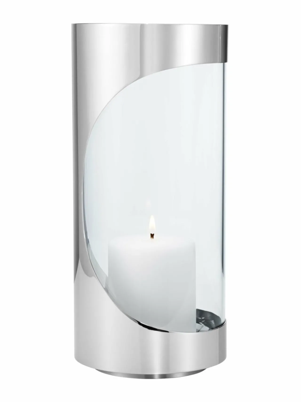 Kynttilät & Lyhdyt<Georg Jensen Hurricane-kynttilälyhty 28 cm STAINLESS STEEL