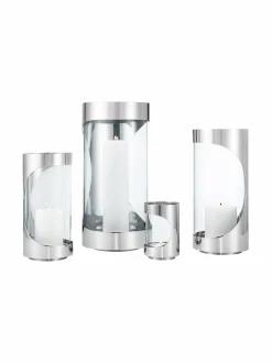 Kynttilät & Lyhdyt<Georg Jensen Hurricane-kynttilälyhty 22 cm STAINLESS STEEL