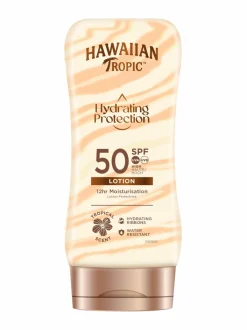Aurinkotuotteet<Hawaiian Tropic Hydrating Protection Lotion SPF50 -aurinkovoide, 180 ml