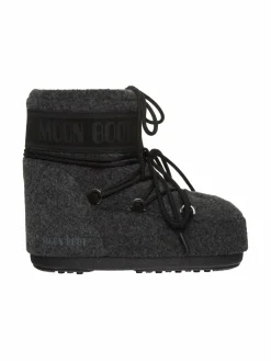 Nilkkurit<Moon Boot Icon Low Felt -nilkkurit N003 BLACK MELANGE
