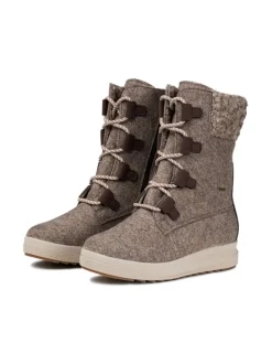 Saappaat<Pomar +plus INARI Naisten Pomar+ GORE-TEX® huopasaapikkaat SAND FELT/BARK WAXY LEATHER