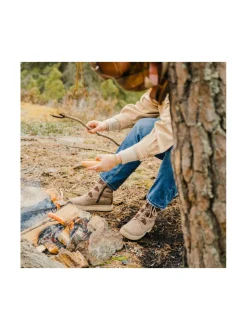 Saappaat<Pomar +plus INARI Naisten Pomar+ GORE-TEX® huopasaapikkaat SAND FELT/BARK WAXY LEATHER