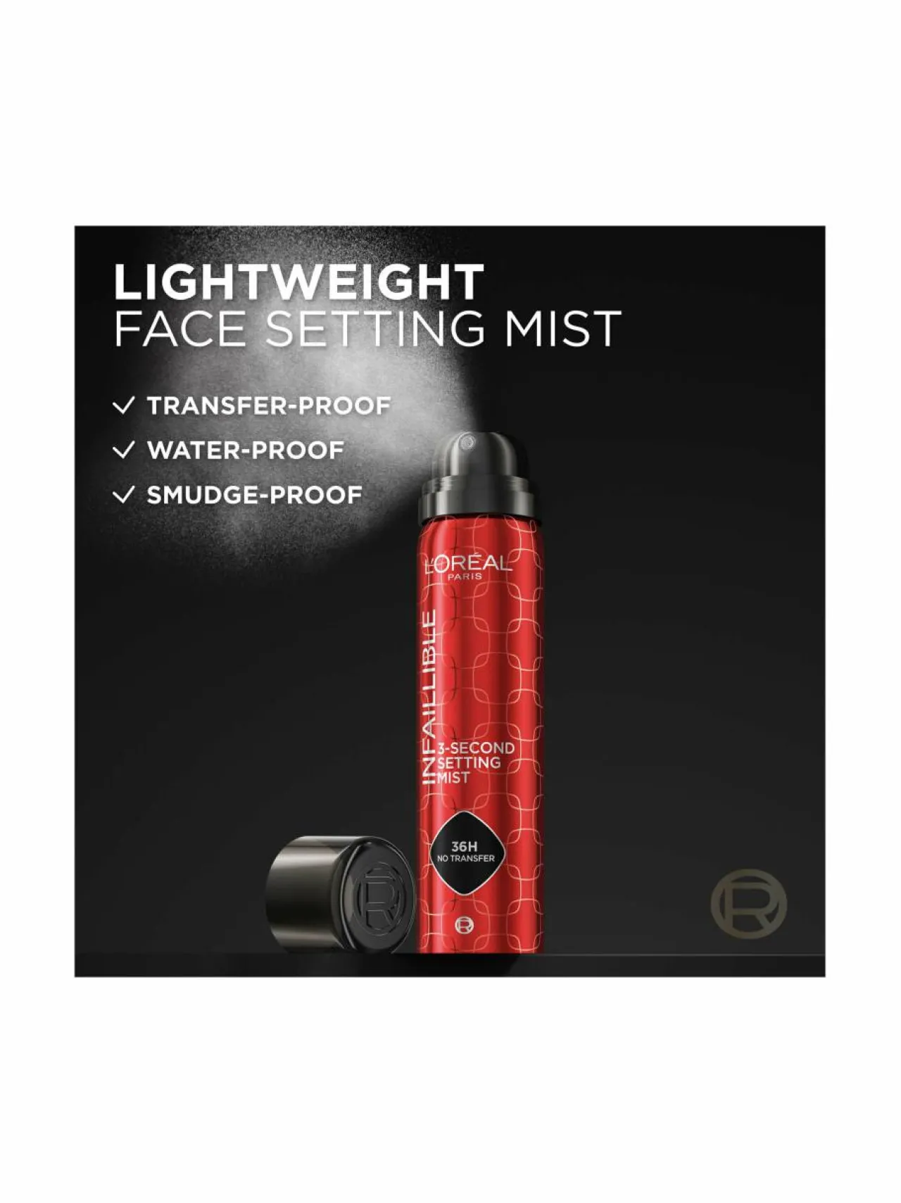 L'Oréal Paris Infaillible 3-Second Setting Mist -meikinkiinnityssuihke 75 ml^ Kasvot