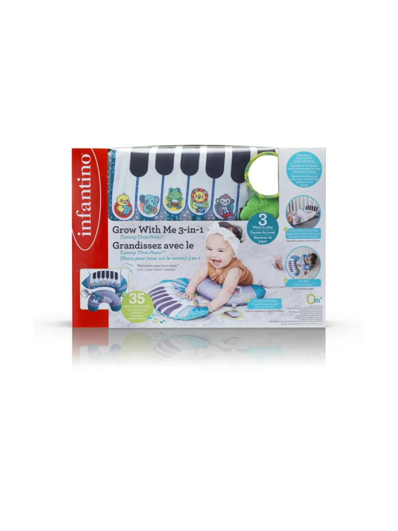 INFANTINO Pehmopiano 3-in-1^ Vauvat & Taaperot