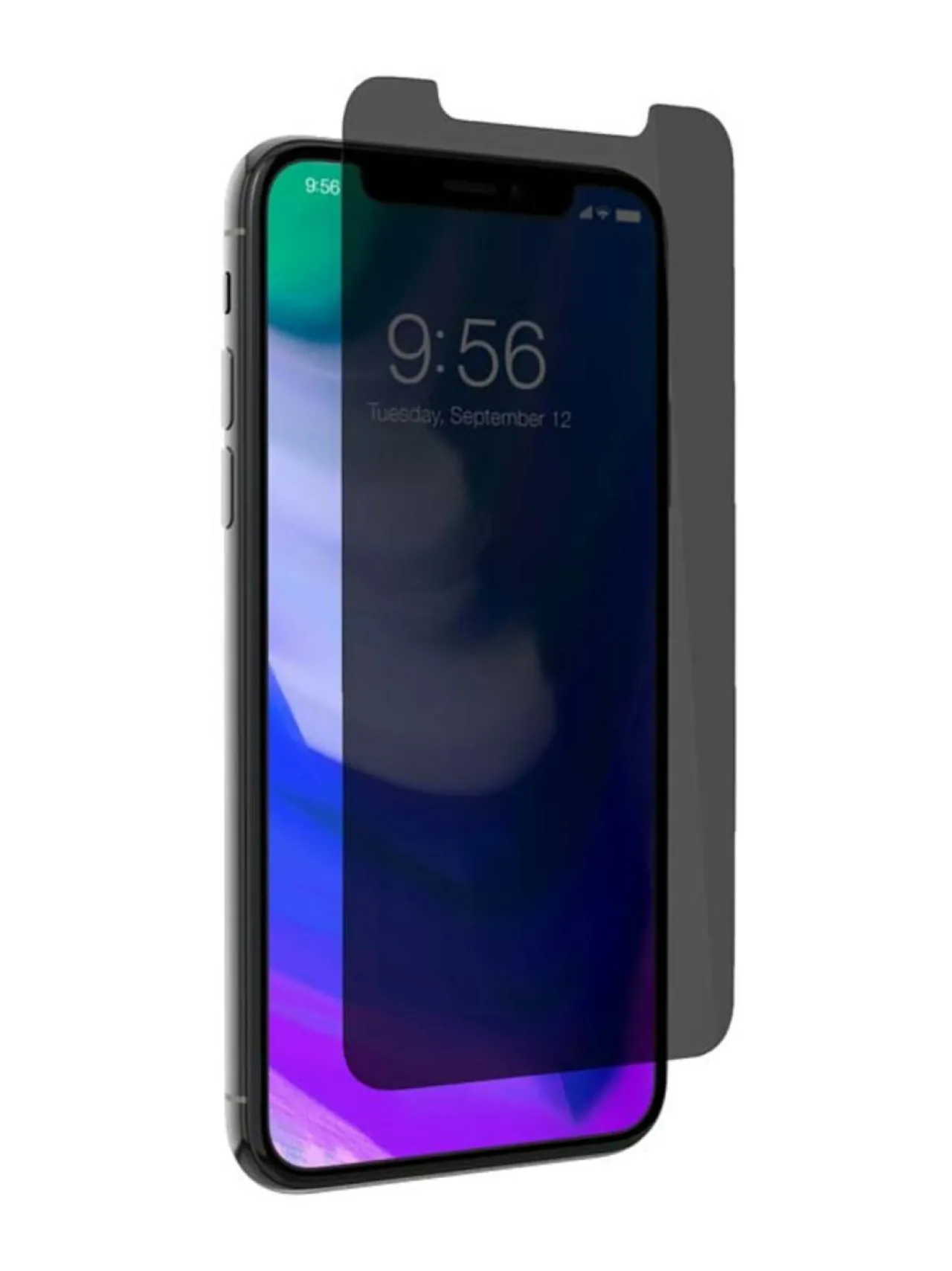 Puhelintarvikkeet<Zagg InvisibleShield Glass+ Privacy iPhone X -näytönsuoja