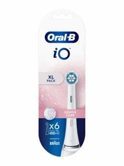Oral-B iO Gentle Care Refill -vaihtoharja, 6 kpl pakkaus^ Hampaidenhoito