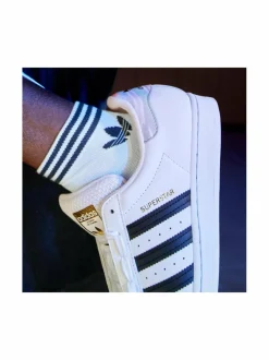 Urheiluasusteet<adidas Originals Island Club Trefoil Ankle -sukat 3-pack EE1152 WHITE/BLACK