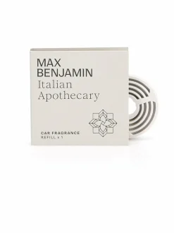 Huonetuoksut & Tuoksukynttilät<Max Benjamin Italian Apothecary -autotuoksun täyttöpakkaus LIGHT GREY