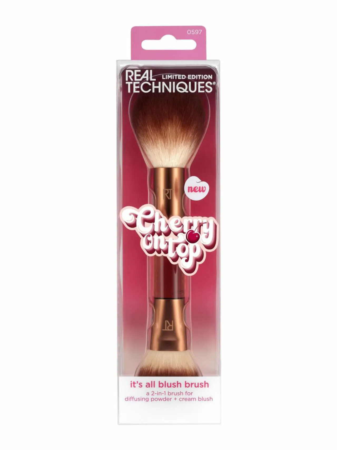 Meikkaustarvikkeet<Real Techniques Its All Blush Brush -poskipunasivellin