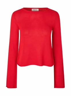 Neuleet<Modström IvonneMD-neulepusero 13062 FIRE RED