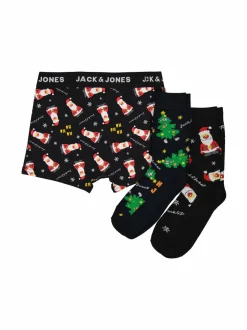 Sukat & Sukkahousut<JACK & JONES junior Jachohoho-lahjapakkaus BLACK
